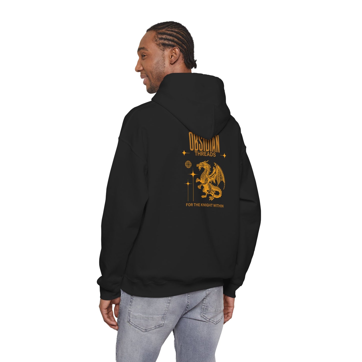 Obsidian Threads Dragon Hoodie
