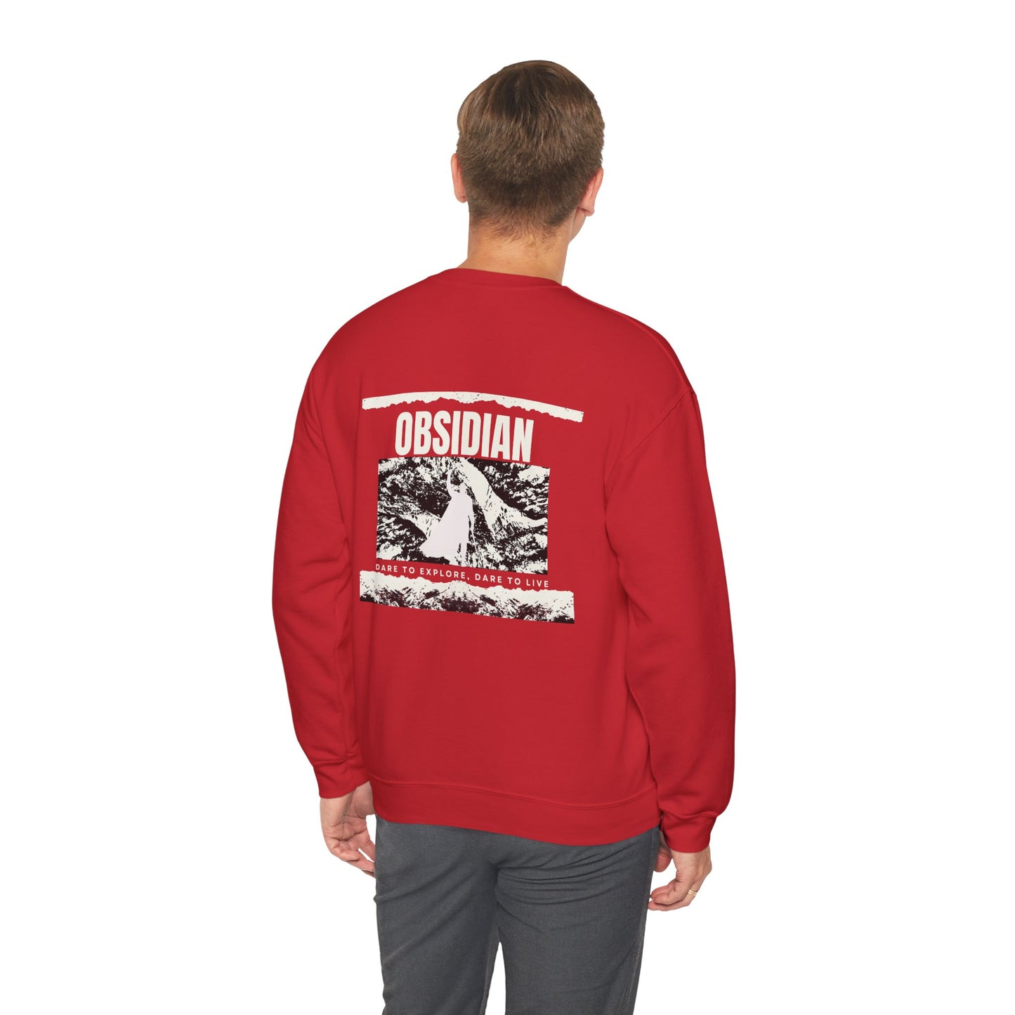 Adventurous Obsidian Crewneck Sweatshirt