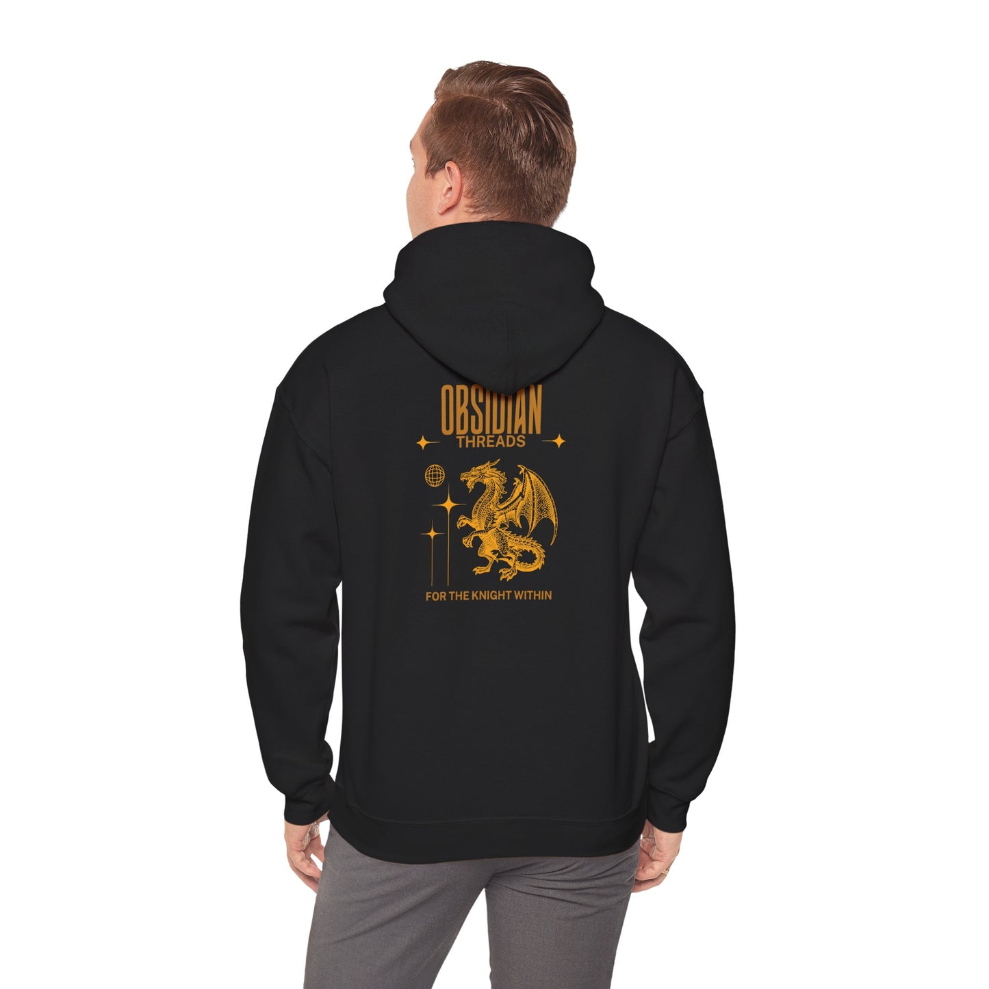 Obsidian Threads Dragon Hoodie