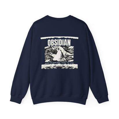 Adventurous Obsidian Crewneck Sweatshirt
