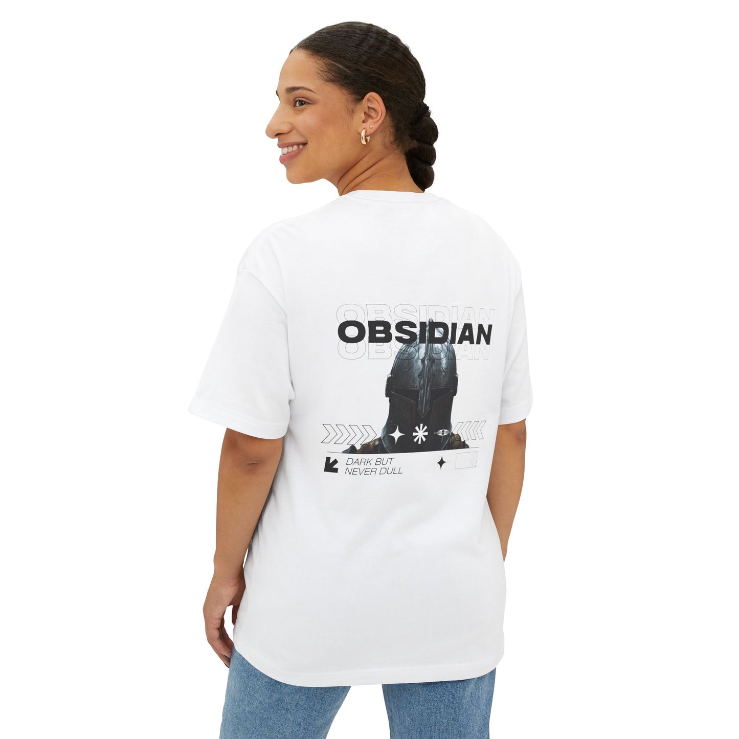 Obsidian Over-sized Boxy Graphic Tee