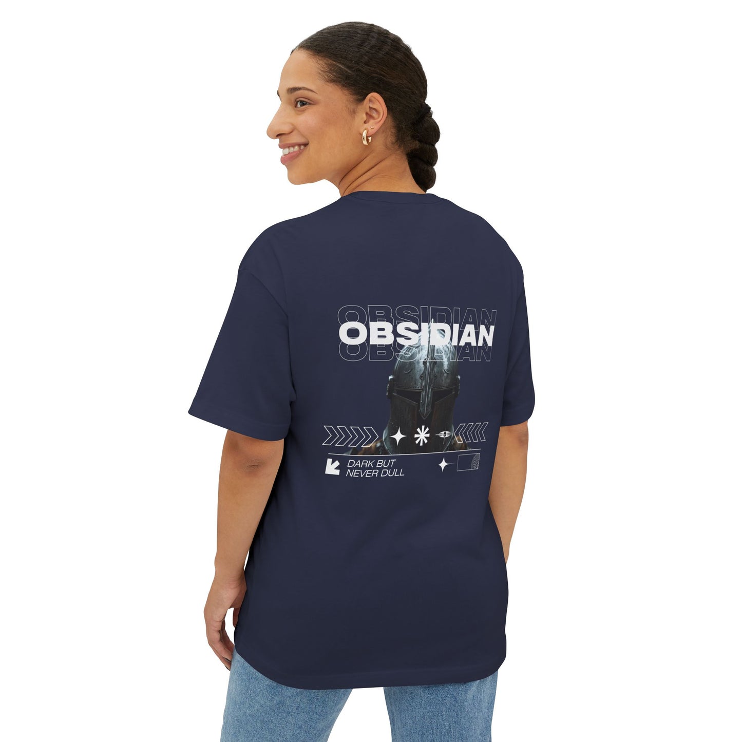Obsidian Over-sized Boxy Graphic Tee