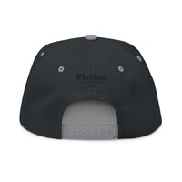 Obsidian Crowned Knight Flat Bill Cap