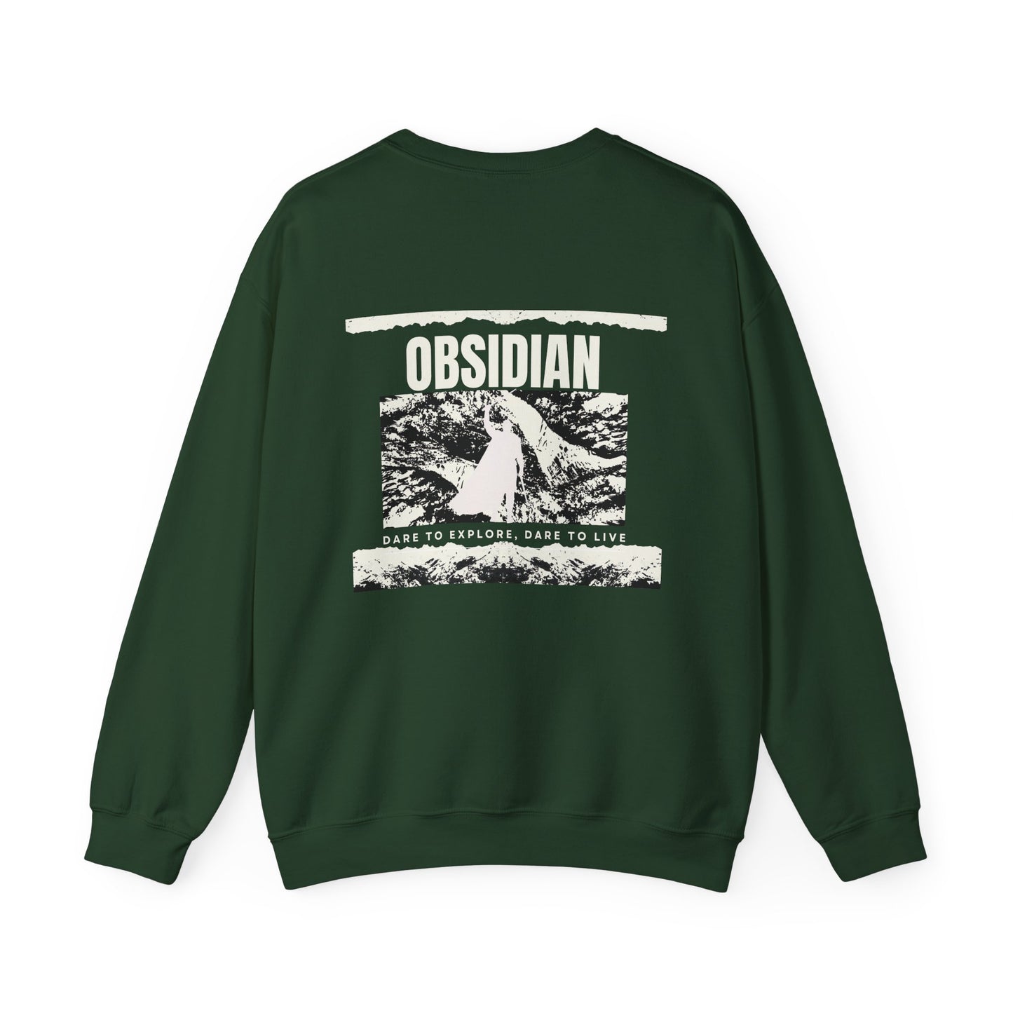Adventurous Obsidian Crewneck Sweatshirt