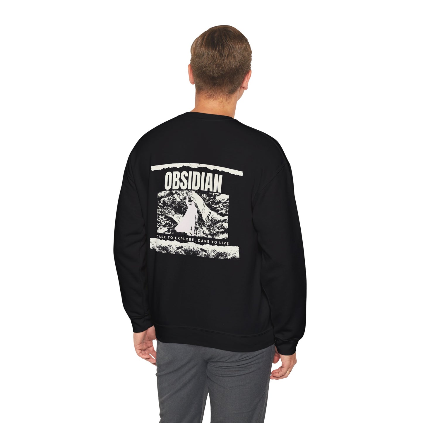 Adventurous Obsidian Crewneck Sweatshirt