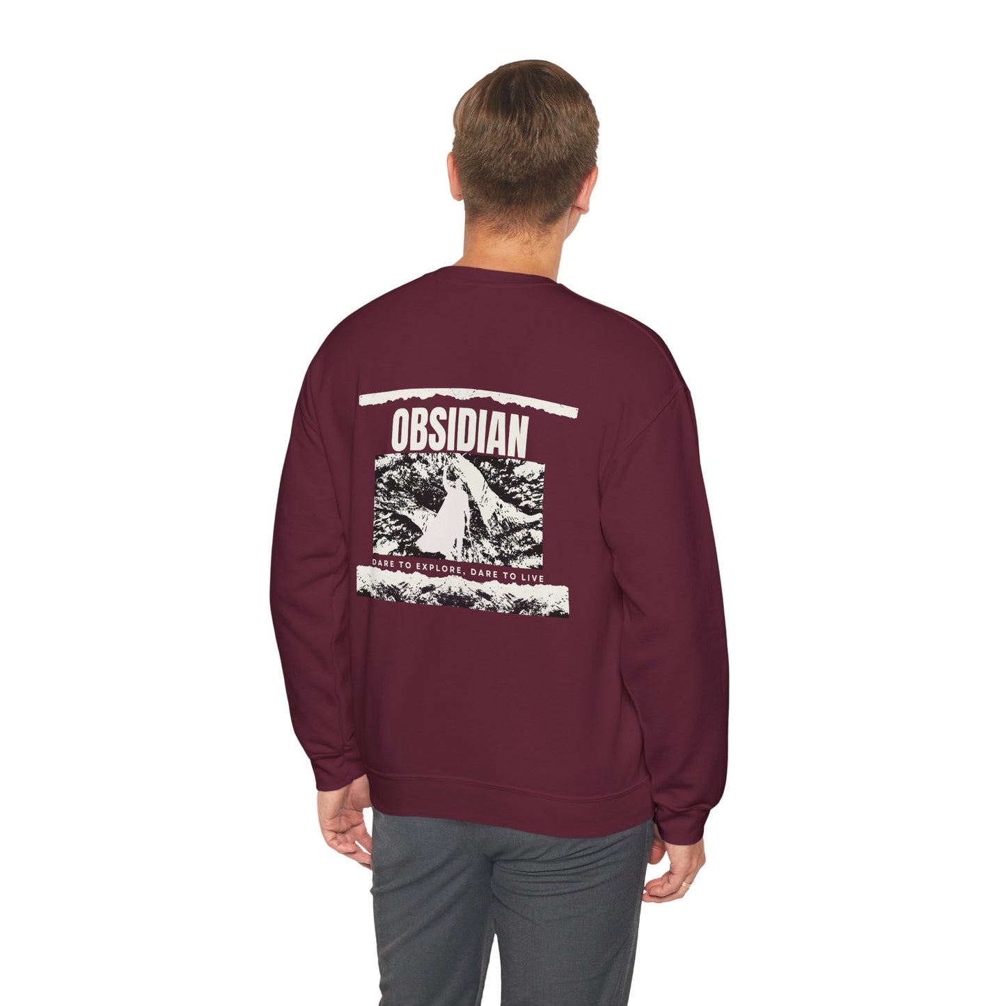 Adventurous Obsidian Crewneck Sweatshirt