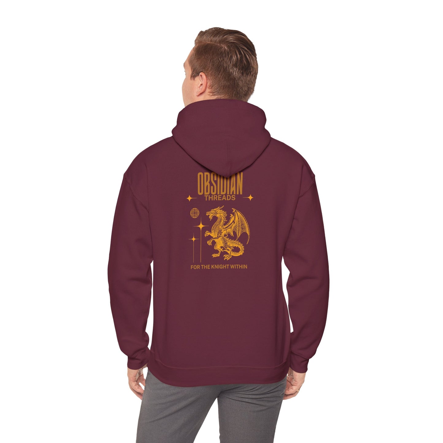 Obsidian Threads Dragon Hoodie