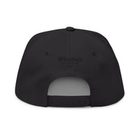Obsidian Crowned Knight Flat Bill Cap