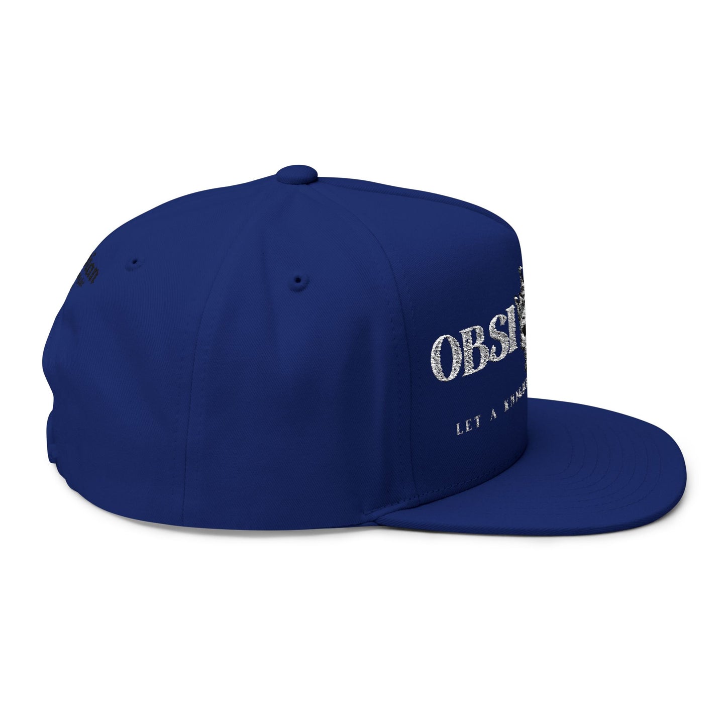Obsidian Crowned Knight Flat Bill Cap