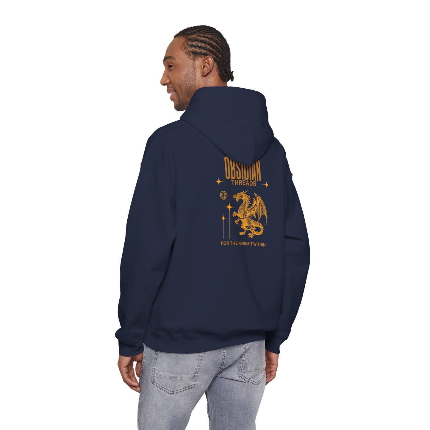 Obsidian Threads Dragon Hoodie