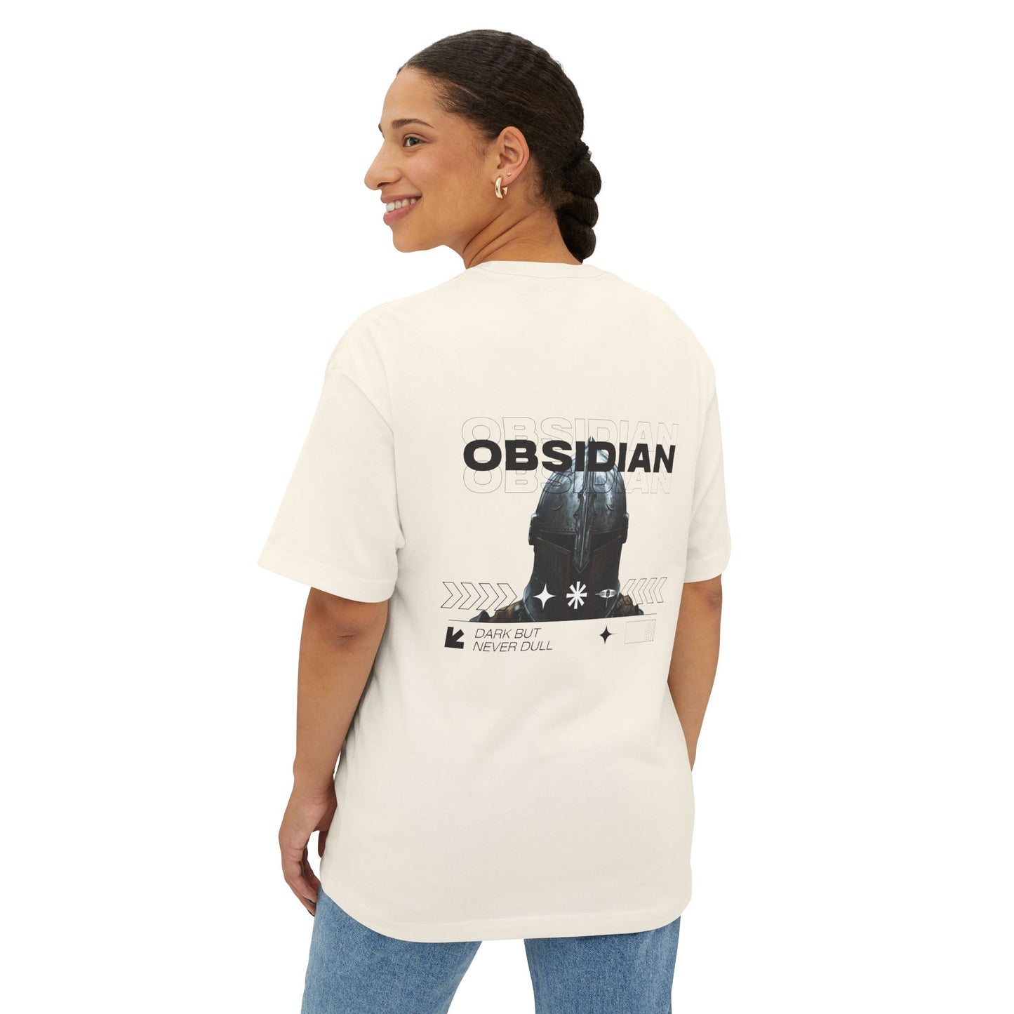 Obsidian Over-sized Boxy Graphic Tee