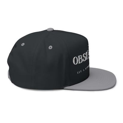 Obsidian Crowned Knight Flat Bill Cap