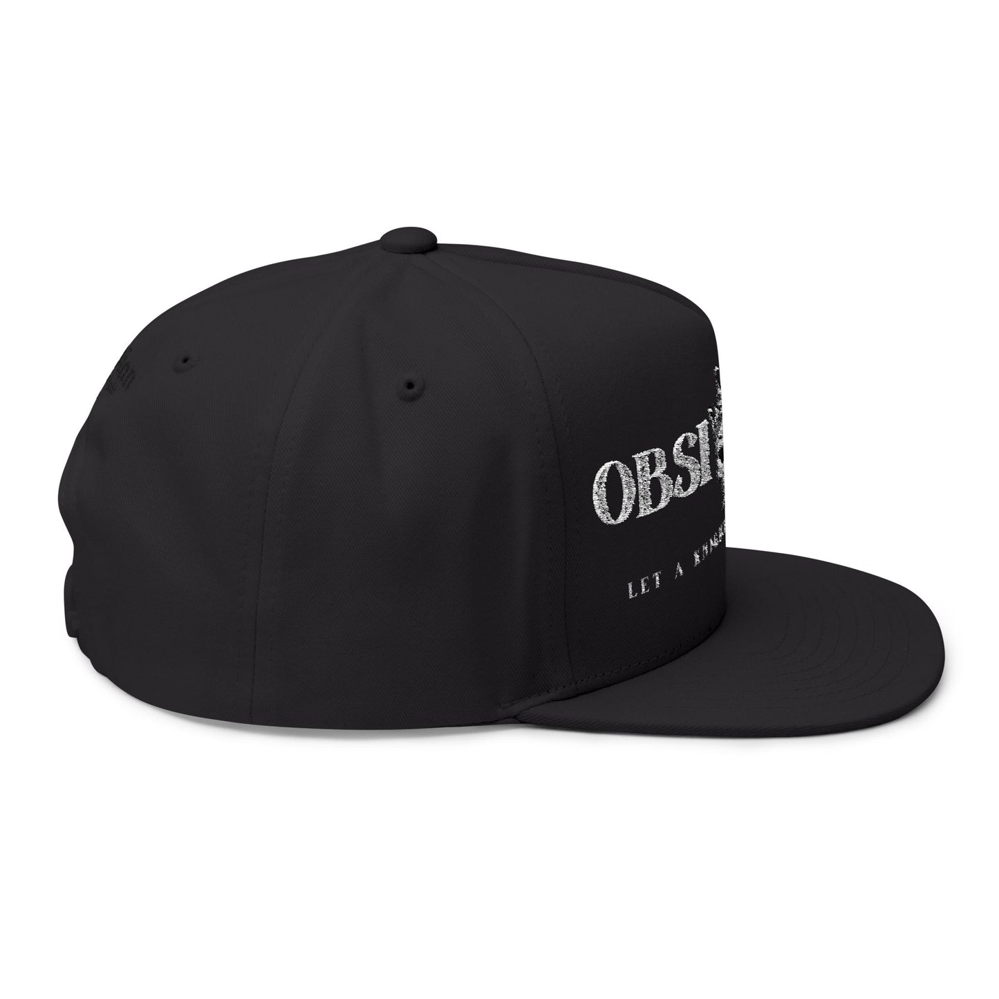 Obsidian Crowned Knight Flat Bill Cap