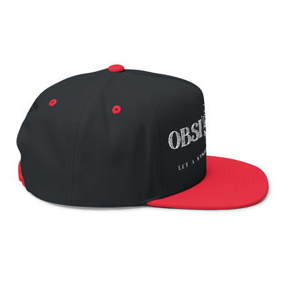 Obsidian Crowned Knight Flat Bill Cap
