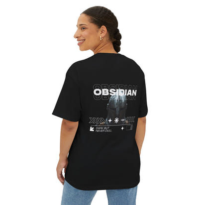 Obsidian Over-sized Boxy Graphic Tee