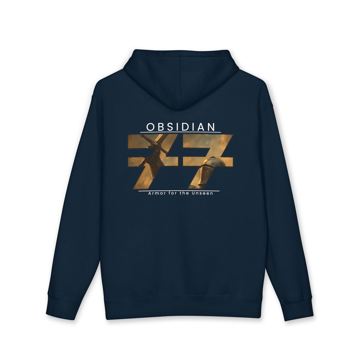 Obsidian 77 Unisex Heavyweight Hooded Sweatshirt