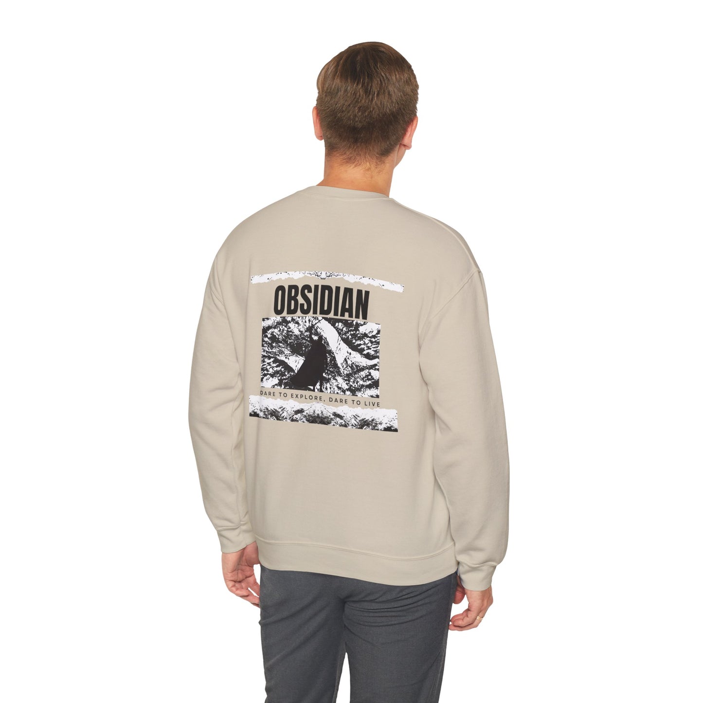 Adventurous Obsidian Crewneck Sweatshirt